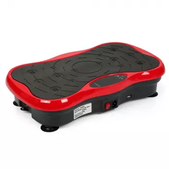 Extralink Plataforma vibratoria para ejercicios Fitness Moonwalk Spinmove rojo