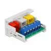 Módulo RCA DeLOCK Easy 45 3 x RCA conector hembra 22,5 x 45 mm