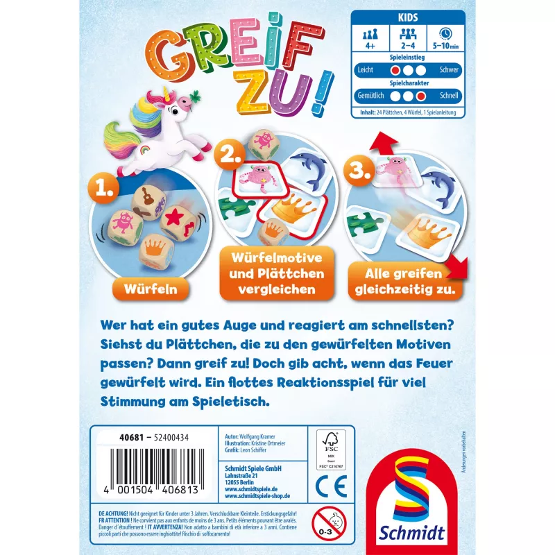 Greif zu, juego de mesa