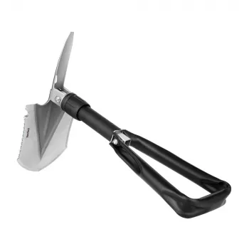 Pala plegable Nextool NE20033 – mini pala multifunción compacta, plegada 20,6 cm, desplegada 50,3 cm, peso 797 g, ancho 128 mm