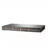 HPE - Serie Aruba - Switch - 2930F 48G 4SFP+ - L3 - gestionado - 48 x 10/100/1000 + 4 x 1 Gigabit/10 Gigabit SFP+ (Uplink) - montaje en rack