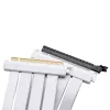 Cable plano Riser PCI-E 4.0 x16 PHANTEKS, 180 grados, 30 cm - blanco