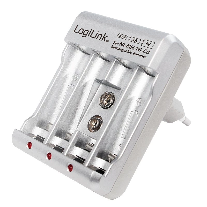Cargador de baterías para Ni-MH / Ni-Cd AA / AAA / 9V
