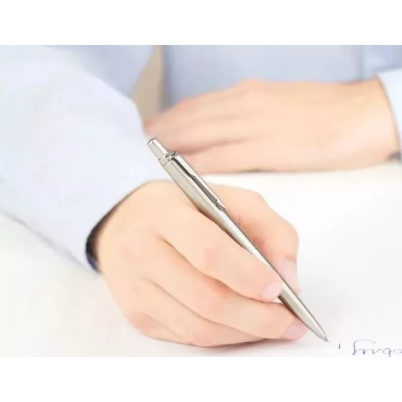 Bolígrafo y portaminas Parker Jotter Steel CT Plata