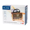 Radio analógica BLOW RA10 AM/FM solar 77-540 — receptor AM/FM con panel solar y batería de respaldo