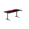Mesa DIABLO CHAIRS X-Mate negra rectangular fibra de carbono 1600x750x755 mm