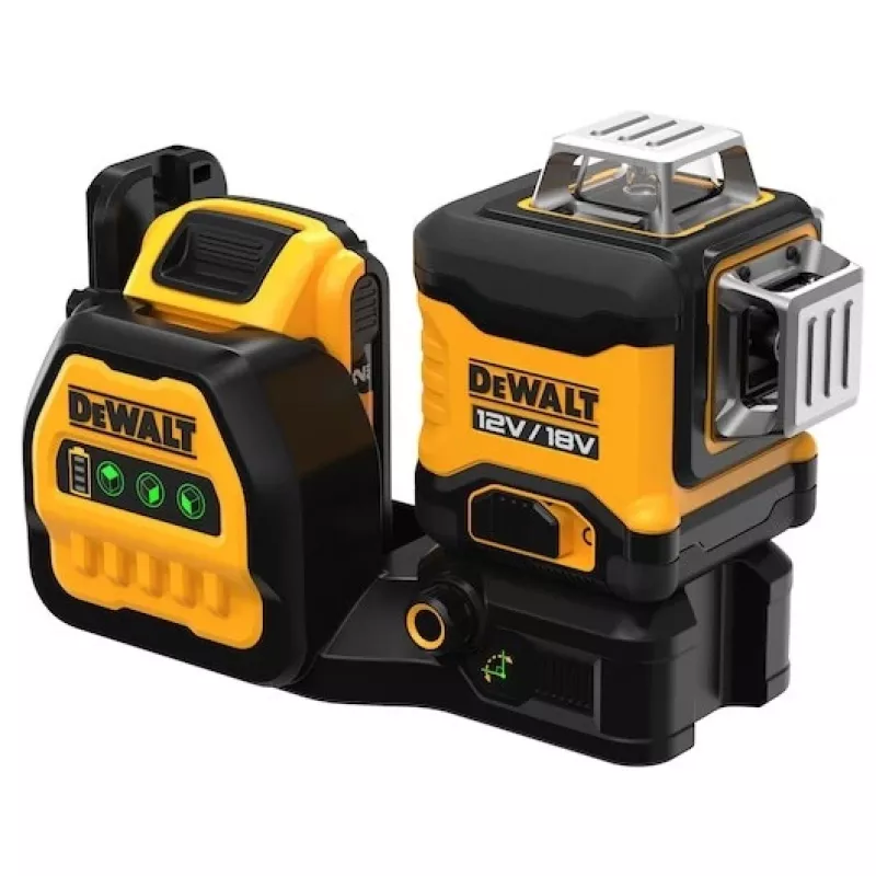 Nivel láser DeWalt DCE089D1G18-QW haz verde autonivelante 360° con compatibilidad con receptor