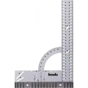 Escuadra KWB 067430 construcción de aluminio 90° para carpintería y metalistería