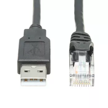 Tripp Lite U009-015-RJ45-X adaptador de cable RJ-45 USB 2.0 Type-A Negro (U009-015-RJ45-X)