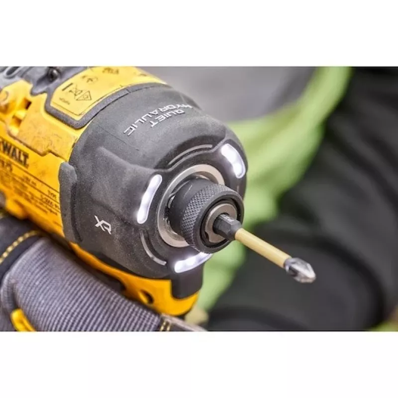 DeWALT DCF870E2T-QW Atornillador de impacto 1/4 3000 RPM 56 N⋅m Negro, Amarillo 500 W 18 V