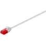 Cable de parcheo CAT 6 delgado Goobay de Wentronic, U/UTP, gris, 15 m - material de cobre (93735)