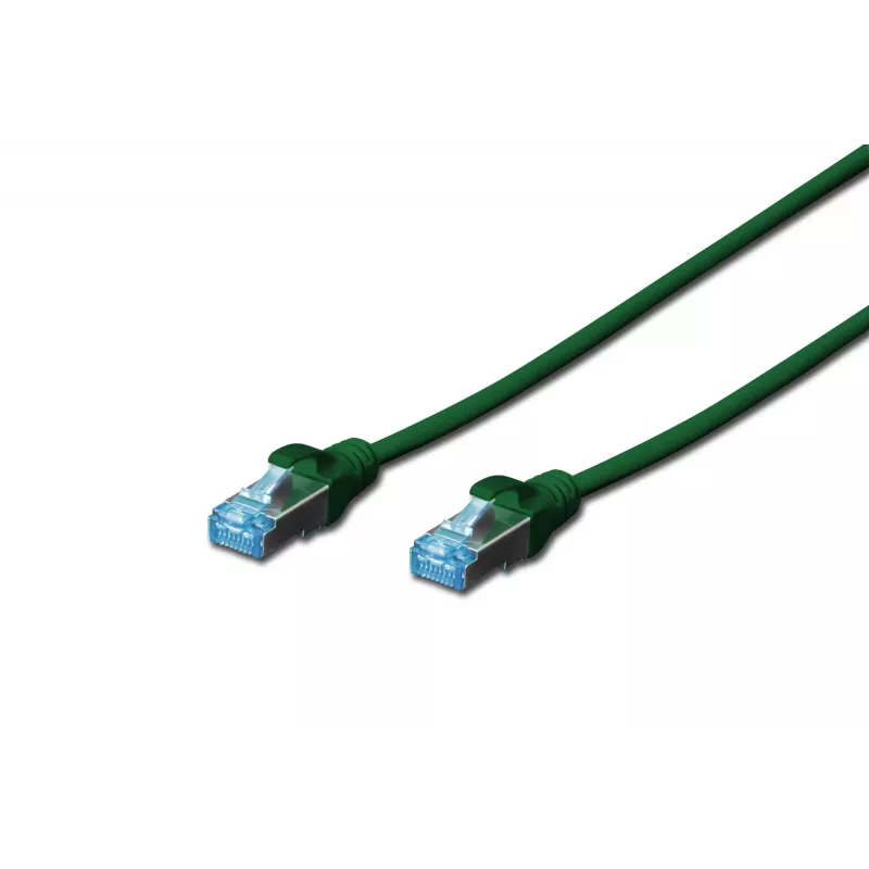 Cable de red Digitus CAT 5e SF/UTP RJ-45 0,5 m verde