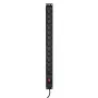 Regleta Activejet COMBO 12 tomas 1,5m negra