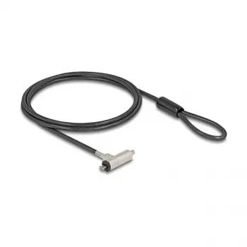 Navilock candado para portátil con llave para ranura HP Nano 1.80 m negro (20678)