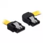 Cable SATA conector/conector 0,5 m DeLOCK 82829 Amarillo