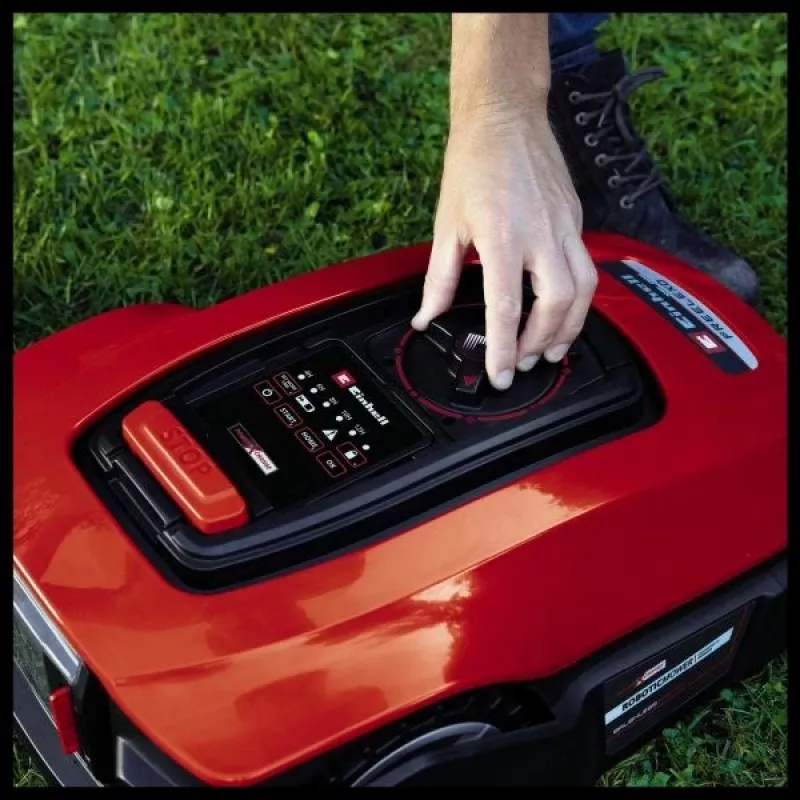 Robot cortacésped EINHELL FREELEXO 600 BT — 18 cm de ancho de corte, 2–6 cm de altura, 600 m², 18 V Li-Ion