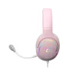 Auriculares Subsonic Spectra LED Gaming Headset Sweety rosa