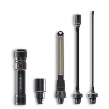 Linterna frontal Ledlenser Workers Friend negra 280 lm