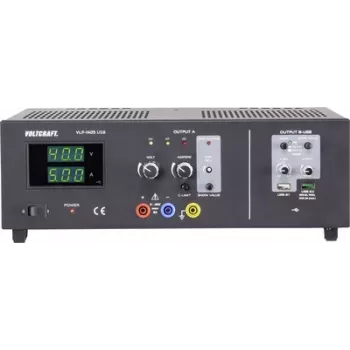 VOLTCRAFT VLP-1405 fuente de alimentación de laboratorio, ajustable 0 - 40 V 0,01 - 5 A 233 W OVP número de salidas 3 x (VC-8146850)