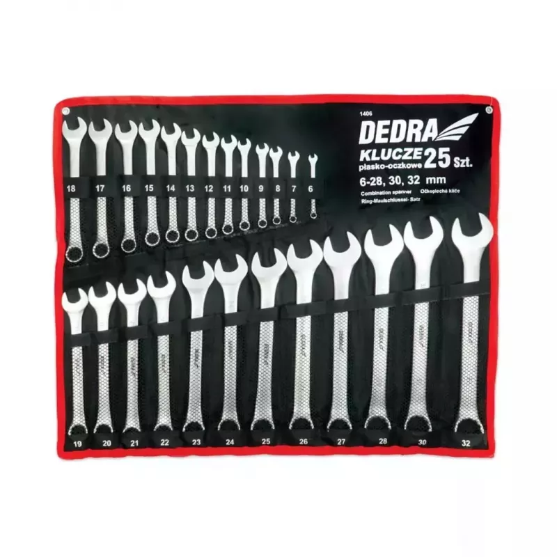 Llave combinada Dedra 1406, unidad suelta, tamaño métrico no especificado