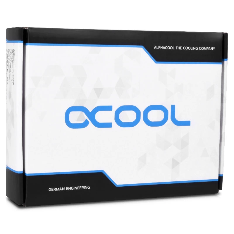 Depósito Alphacool 15075 Acrílico Negro Transparente 120mm