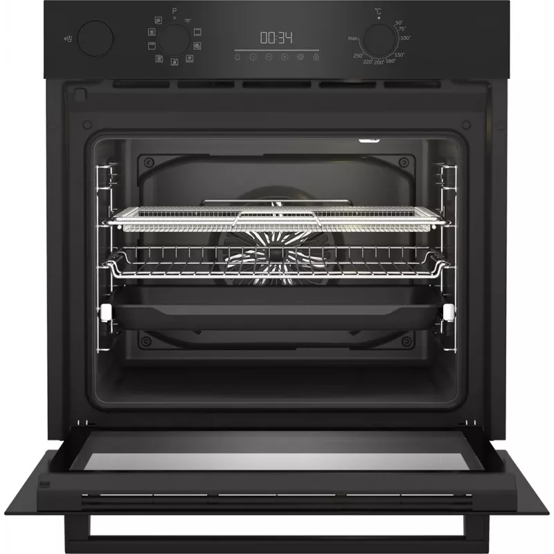Horno eléctrico empotrable BEKO BBIS17300BSEA, 60 cm, 72 L, multifunción, SteamAid™, Airfry, A+