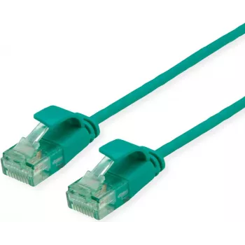 Cable de red UTP ROLINE RM Cat6A/Cl.EA delgado verde 5 m - UTP (21.45.3437)