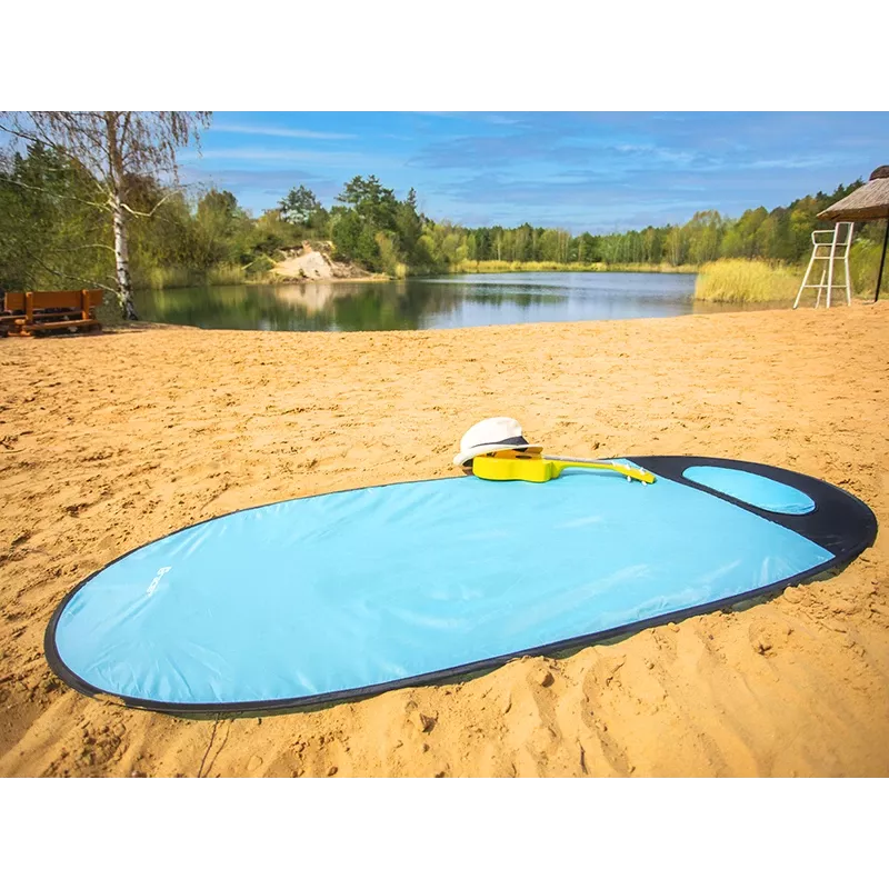 Esterilla de playa TRACER Pop Up 46933 — esterilla de playa ligera y portátil, azul