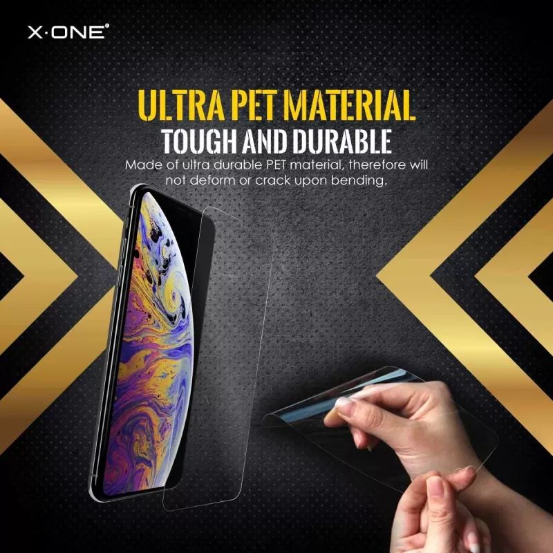 Protector de pantalla Shock Eliminator X-ONE para iPhone 7 Plus — negro