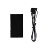 Alphacool Core 25669 splitter DRGB 11x de 3 pines con conector de alimentación SATA, negro