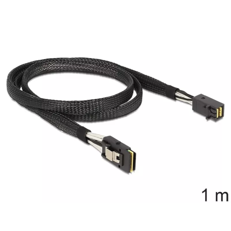 Cable SAS DeLOCK 83389 1 m negro