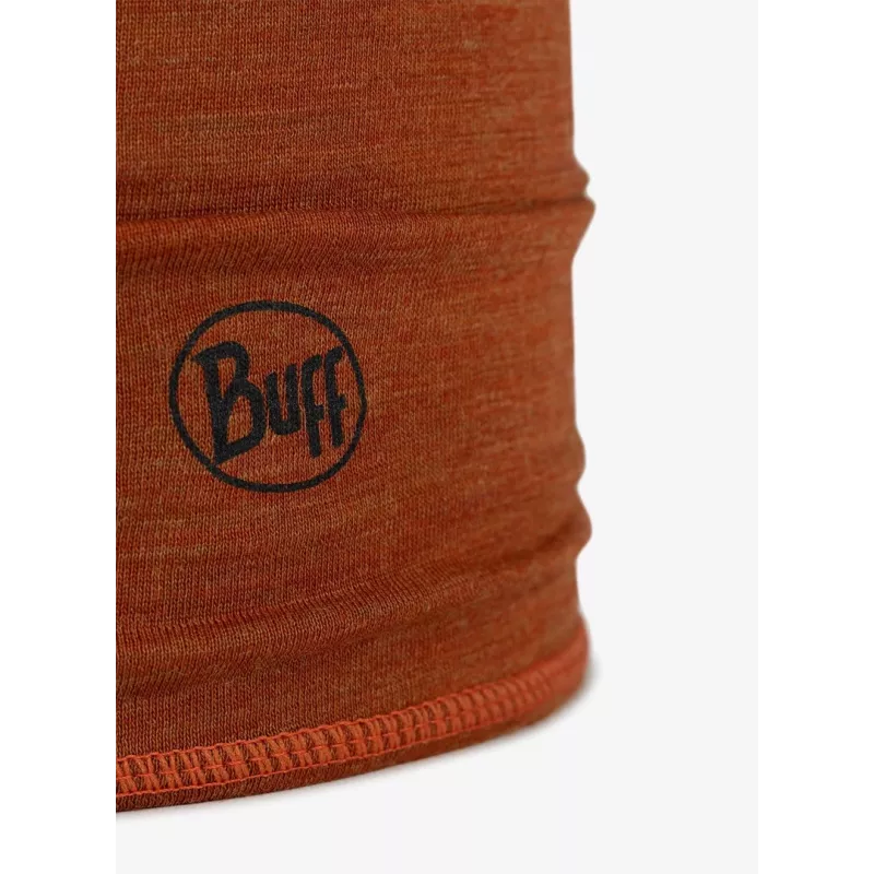 Braga de cuello multiusos ligera Buff de lana merino - canela