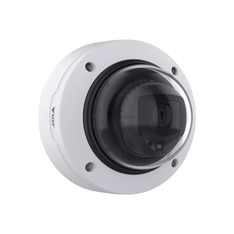 Cámara domo IP Axis P3277-LV, 5 MP, ángulo de visión horizontal de 104°, CMOS, IR de hasta 40 m, para interior y exterior, montaje en techo/pared, antivandálica, día/noche