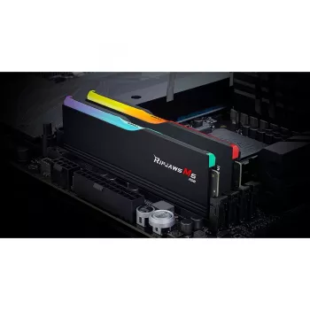 DIMM 48 GB DDR5-5200 (2x 24 GB) Dual-Kit, memoria RAM negra, F5-5200J4040A24GX2-RM5RK, Ripjaws M5, INTEL XMP