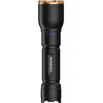 Linterna Duracell DF1500R en caja de regalo negra