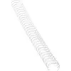 Fellowes - alambre de encuadernar - 14 mm - 297 mm - 34 anillas - A4 (210 x 297 mm) - 130 hojas - blanco - 100 uds. - para Fellowes WB 500 (53274)