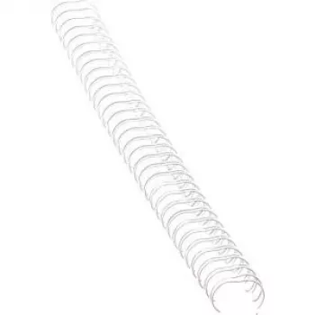 Fellowes - alambre de encuadernar - 14 mm - 297 mm - 34 anillas - A4 (210 x 297 mm) - 130 hojas - blanco - 100 uds. - para Fellowes WB 500 (53274)