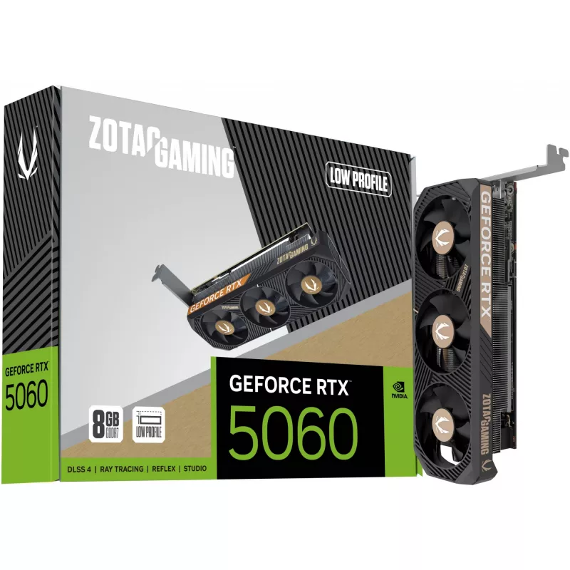 Tarjeta gráfica Zotac GAMING GeForce RTX 5060 Low Profile 8 GB GDDR7