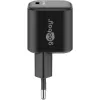Cargador Goobay 65331 cargador rápido de CA para interiores negro USB Type-C