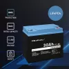 Batería LiFePO4 recargable QOLTEC 12,8V 30Ah 384Wh con BMS
