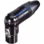 Conector XLR hembra Neutrik, acodado, número de polos: 3, negro NC3FRX-BAG 1 ud. (NC3FRX-BAG)