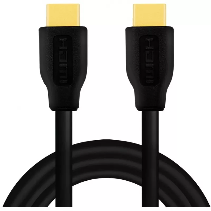 LogiLink CH0100 cable HDMI Premium High Speed con Ethernet, HDMI 2.0 tipo A macho–macho, 4K 60 Hz, 18 Gbit/s, 1 m, negro