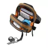 Bolsa de viaje Tomtoc Aviator-T37 con correa de hombro, tejido X-Pac, marrón