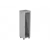 Armario rack de suelo LANBERG 19 pulgadas 42U 600×600 mm gris con puerta de cristal y LCD (flat pack)
