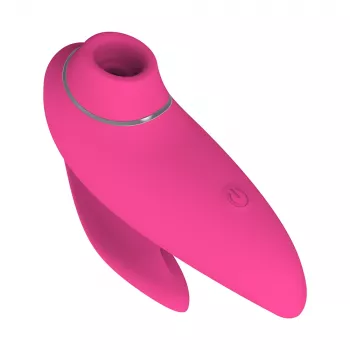 Masajeador de clítoris Erolab Dolphin VVS01r rosa — estimulador personal compacto, recargable por USB