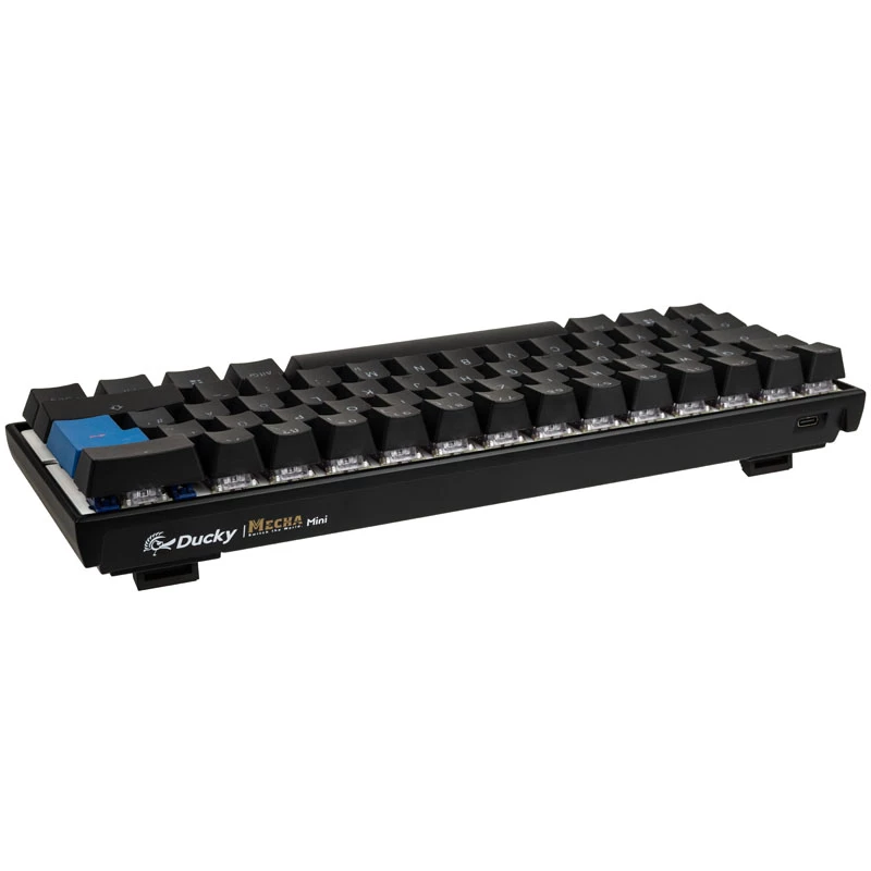 Teclado gaming Ducky Mecha Mini USB alemán negro