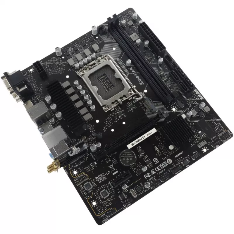 BIOSTAR B760MX2-E D4 placa base Micro-ATX