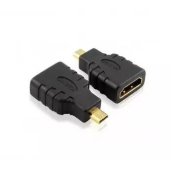 Techly IADAP-HDMI-MD adaptador de cable Micro HDMI D negro