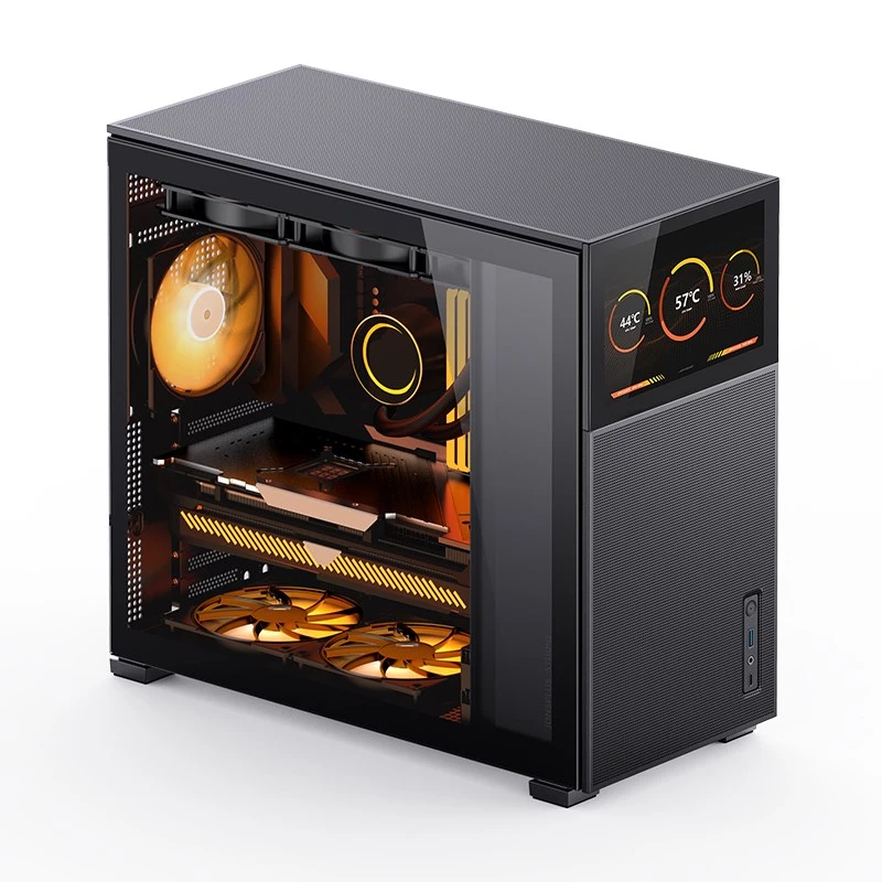 Carcasa de PC Jonsbo D41 MESH Midi Tower negra