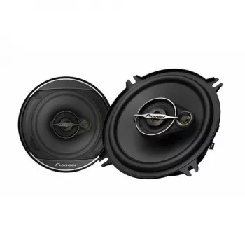 Pioneer TS-A1371F. Tipo de altavoz: 3 vías, potencia máxima: 300 W, potencia nominal: 50 W. Profundidad de montaje: 5,4 cm, diámetro del woofer: 13,3 cm, tweeter